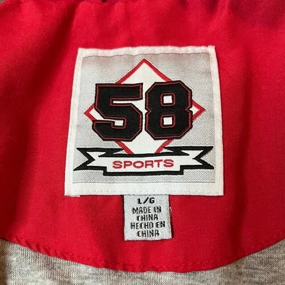 Vintage 58 Sports UGA Bulldogs 1/4 Zip Pullover, Size Large - Picture 5 of 16